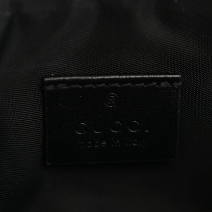 Gucci Calfskin Matelasse GG Marmont Pouch Cosmetic Case Black 6 of 9