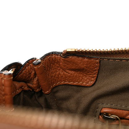 Chloe Calfskin Medium Marcie Satchel Tan 10 of 12