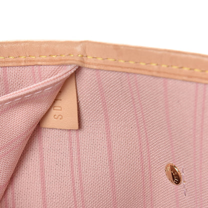 Louis Vuitton Damier Azur Neo Neverfull MM Rose Ballerine 7 of 11