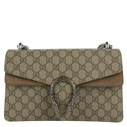 Gucci GG Supreme Monogram Small Dionysus Shoulder Bag Taupe 1 of 7