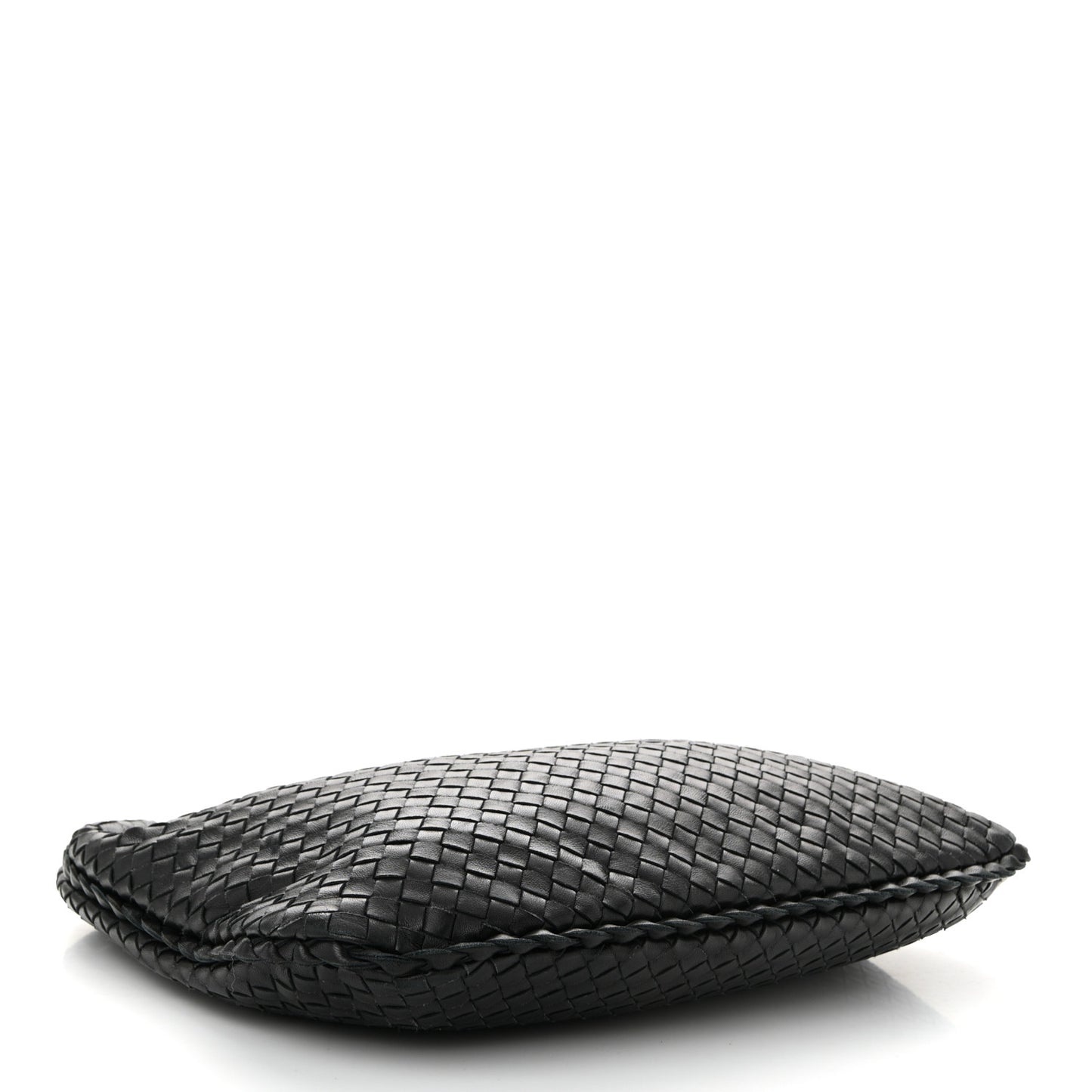 Nappa Intrecciato Medium Veneta Hobo Black
