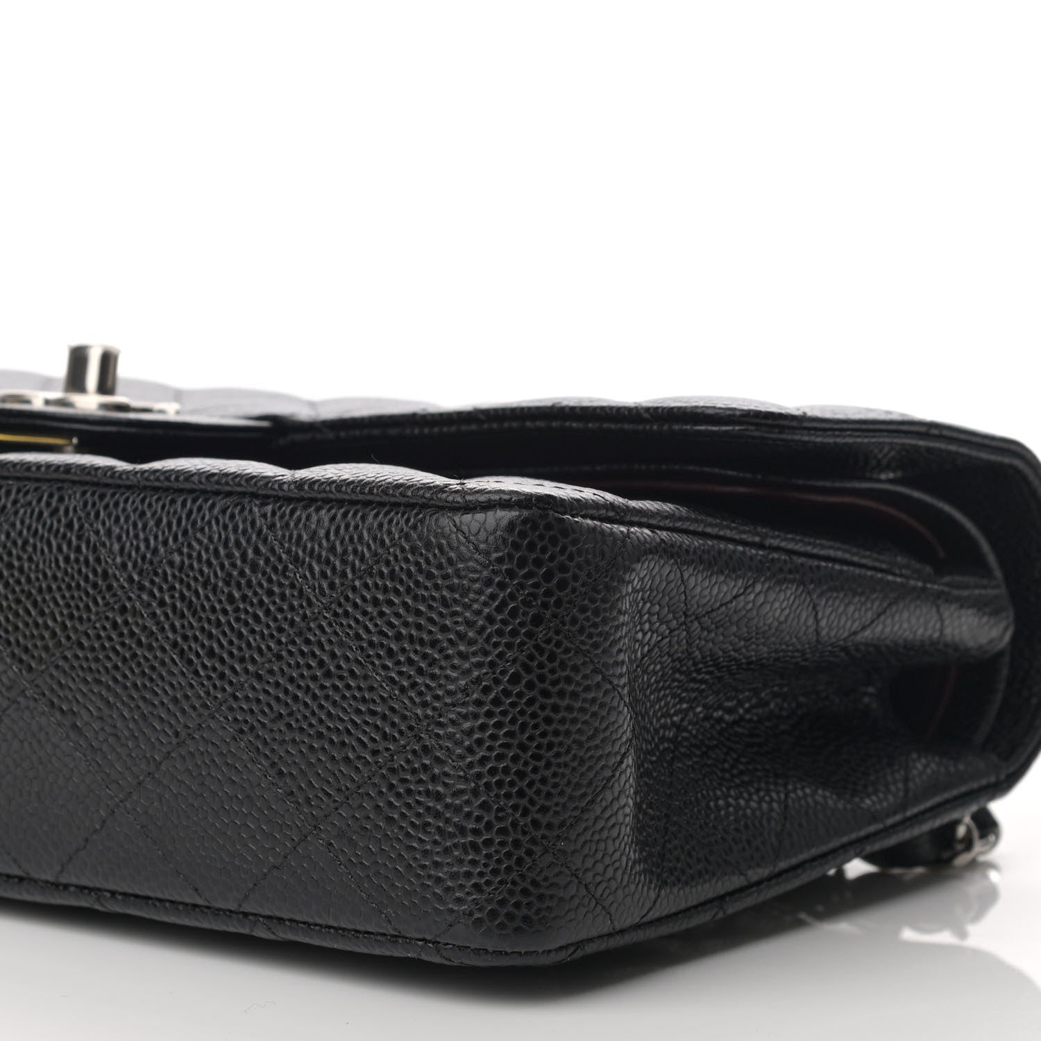 Chanel Caviar Quilted Medium Double Flap Black 10 of 11
