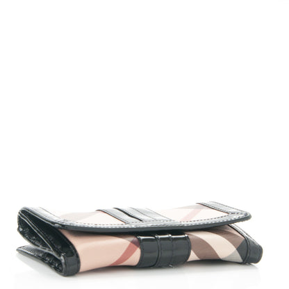 Burberry Supernova Check Penrose Continental Wallet Black 4 of 9