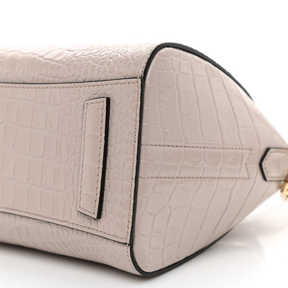 Givenchy Calfskin Crocodile Embossed Mini Antigona Dune 6 of 8