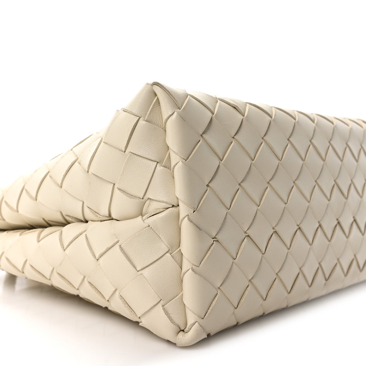 Bottega Veneta Nappa Intrecciato Small Andiamo Shoulder Bag Sea Salt 8 of 9