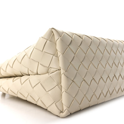 Bottega Veneta Nappa Intrecciato Small Andiamo Shoulder Bag Sea Salt 8 of 9
