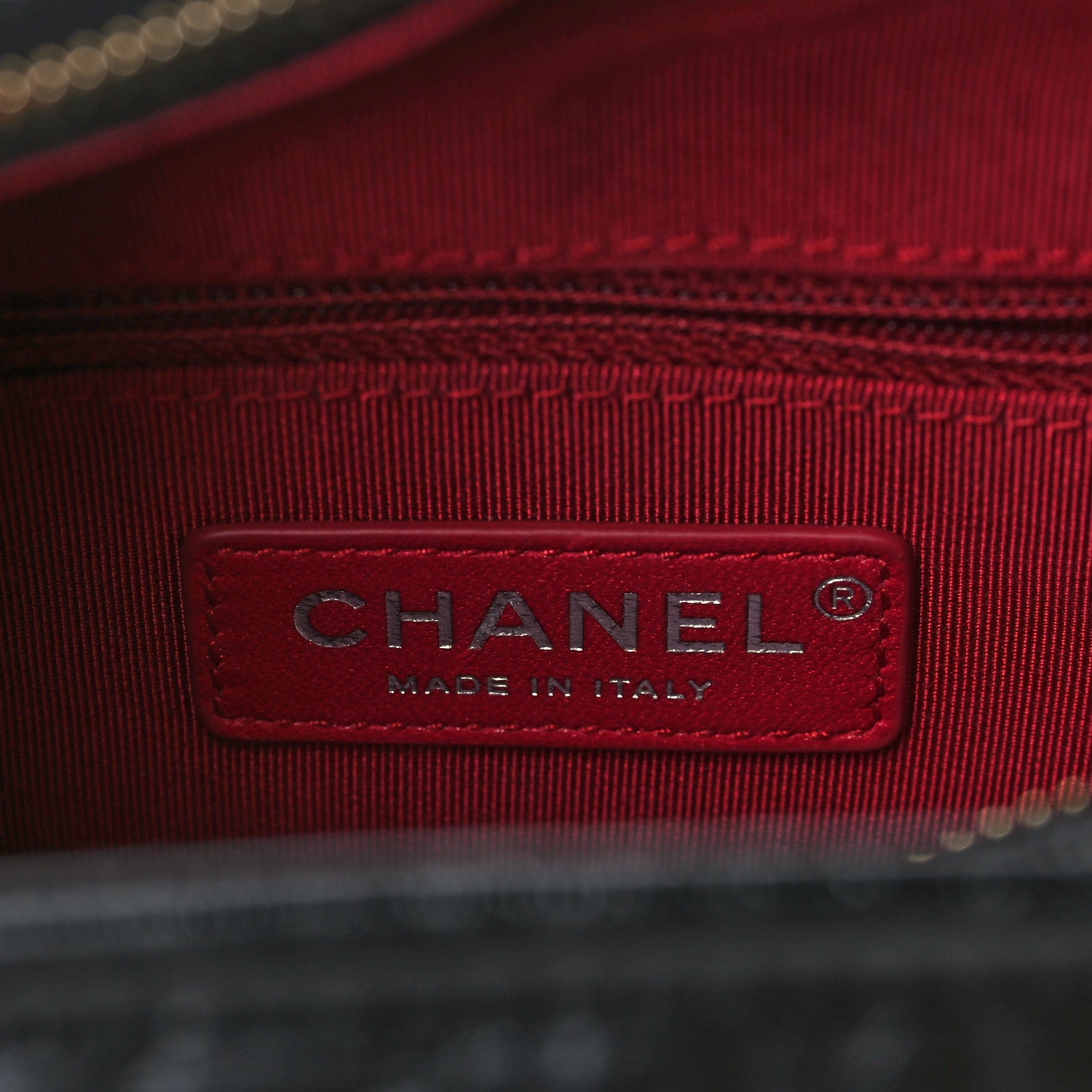 Chanel Aged Calfskin Quilted Small Gabrielle Hobo Black 6 of 8