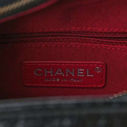 Chanel Aged Calfskin Quilted Small Gabrielle Hobo Black 6 of 8