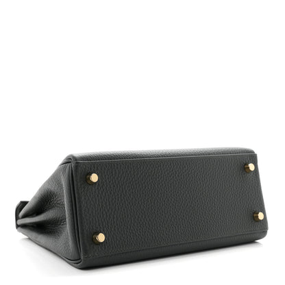 Hermes Togo Kelly Retourne 25 Vert Fonce 4 of 11