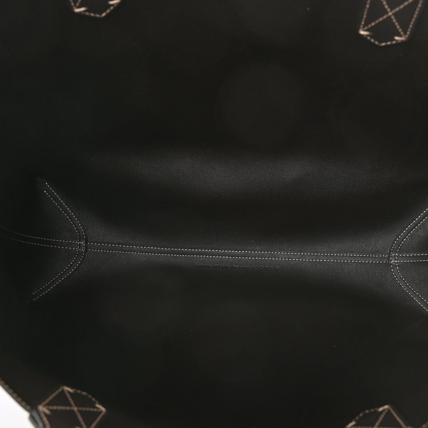 Calfskin GG Supreme Monogram Medium Reversible Tote Dark Brown