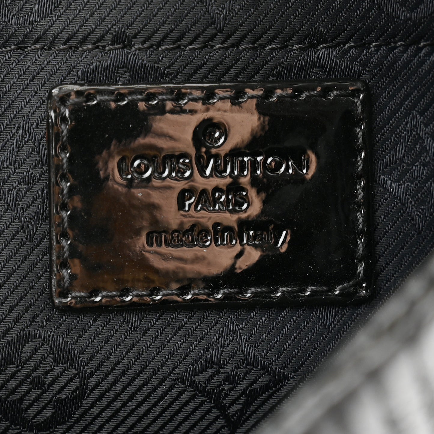 Calfskin Quilted Monogram Altair Clutch Black