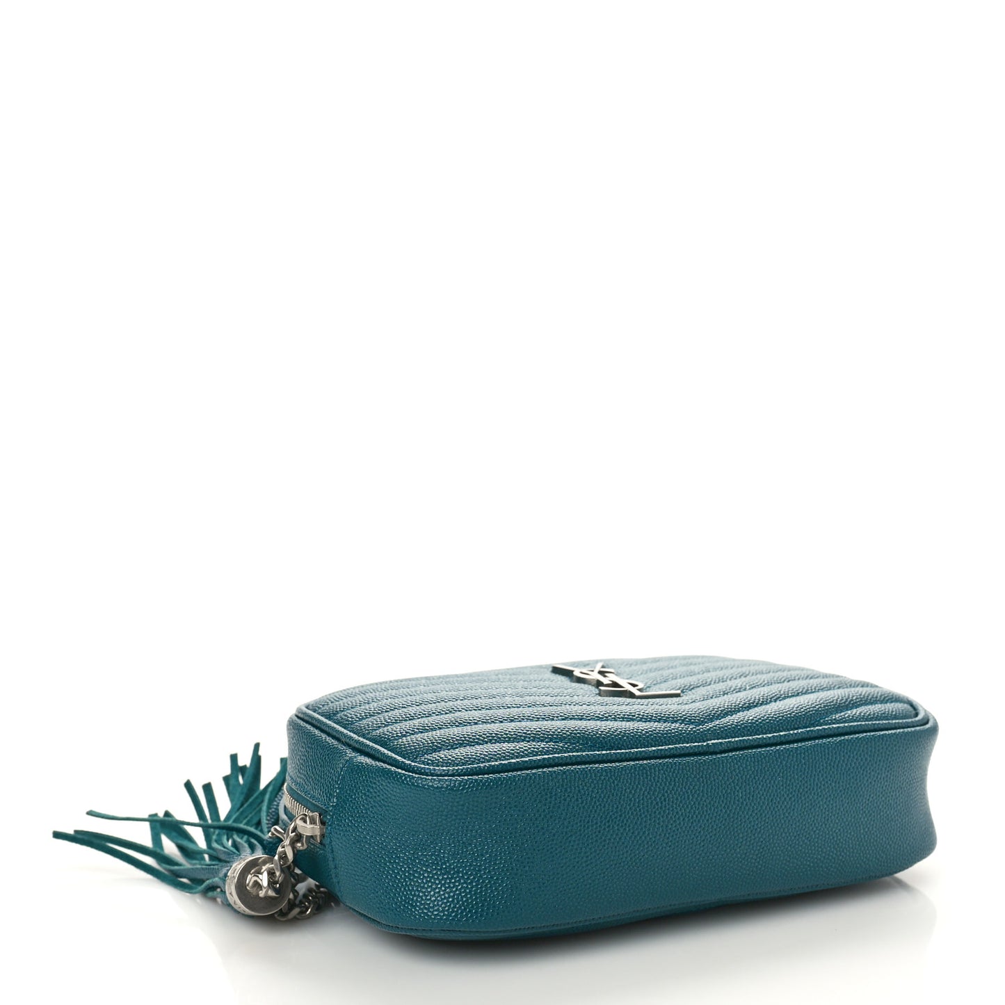 Grain De Poudre Matelasse Monogram Mini Lou Camera Bag Petrol Green