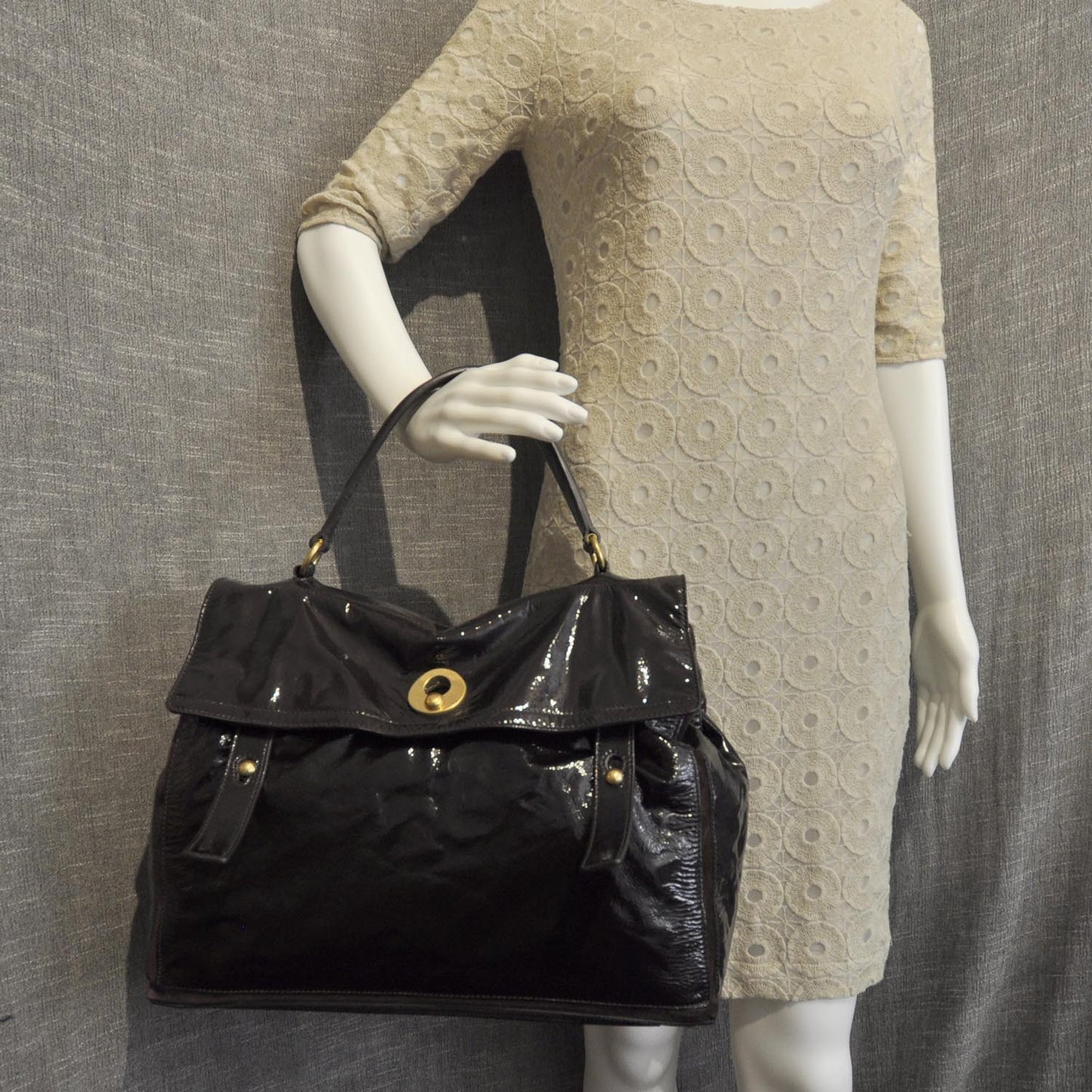 Patent Muse Two Tote Black