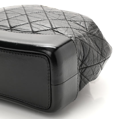 Chanel Aged Calfskin Quilted Small Gabrielle Backpack Black 10 of 10