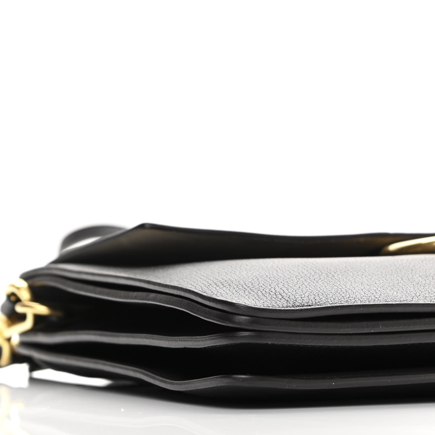 Chloe Goatskin Medium Faye Shoulder Bag Black 9 of 10