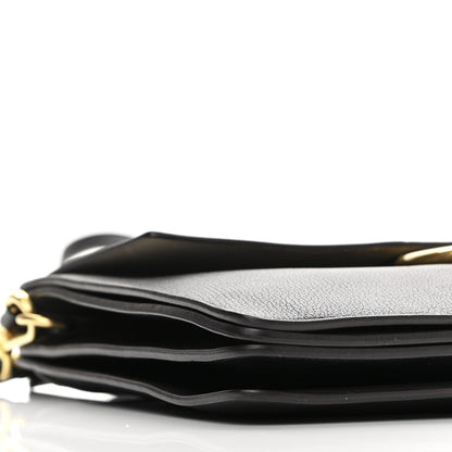 Chloe Goatskin Medium Faye Shoulder Bag Black 9 of 10