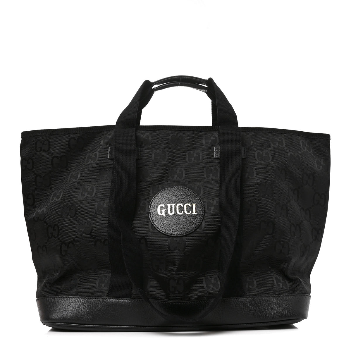 Gucci Econyl Nylon Monogram Medium Off The Grid Tote Bag Black 1 of 10