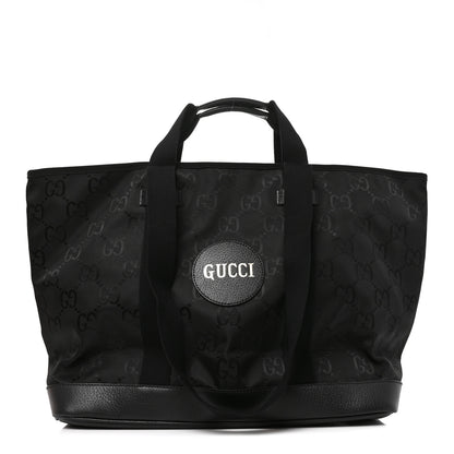 Gucci Econyl Nylon Monogram Medium Off The Grid Tote Bag Black 1 of 10