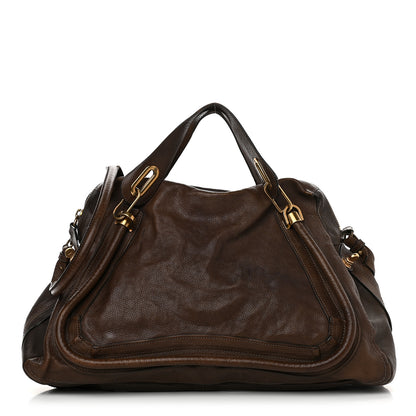 Chloe Calfskin Large Paraty Chocolate 1 of 13