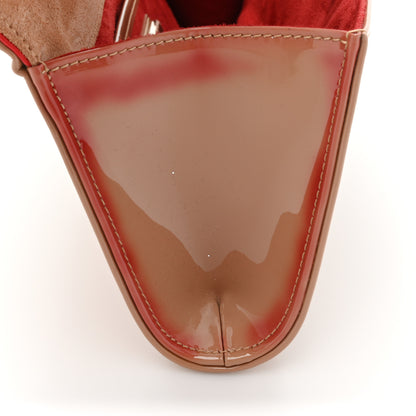 Christian Louboutin Patent So Kate Baguette Clutch Nude 11 of 13