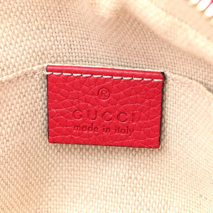 Gucci Pebbled Calfskin Small Soho Disco Bag Tabasco Red 5 of 10