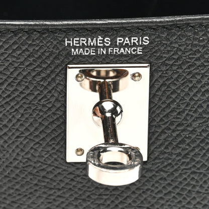 Hermes Epsom Mini Kelly Sellier 20 Black 6 of 10