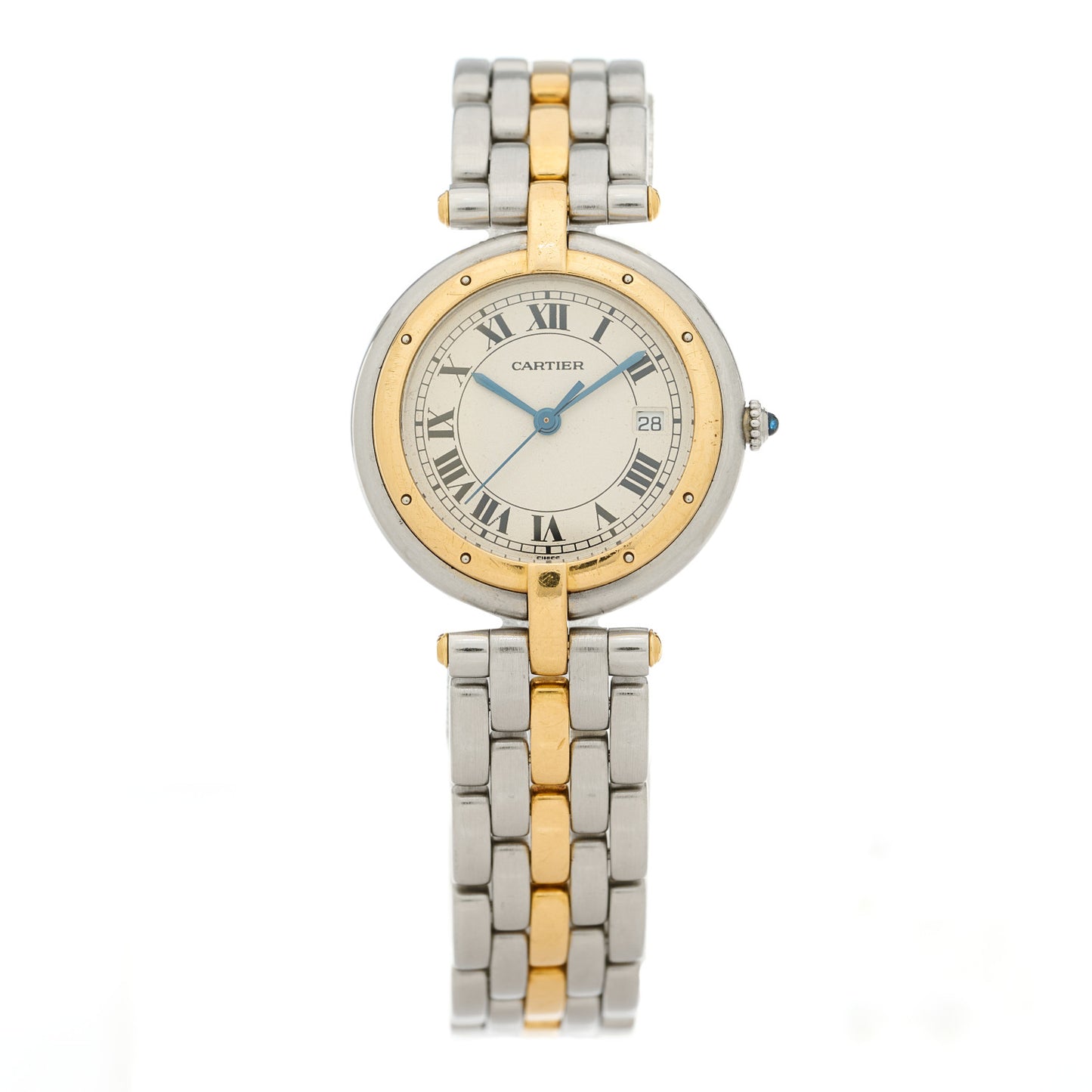 Stainless Steel 18K Yellow Gold 29mm Panthere Vendome Quartz Watch