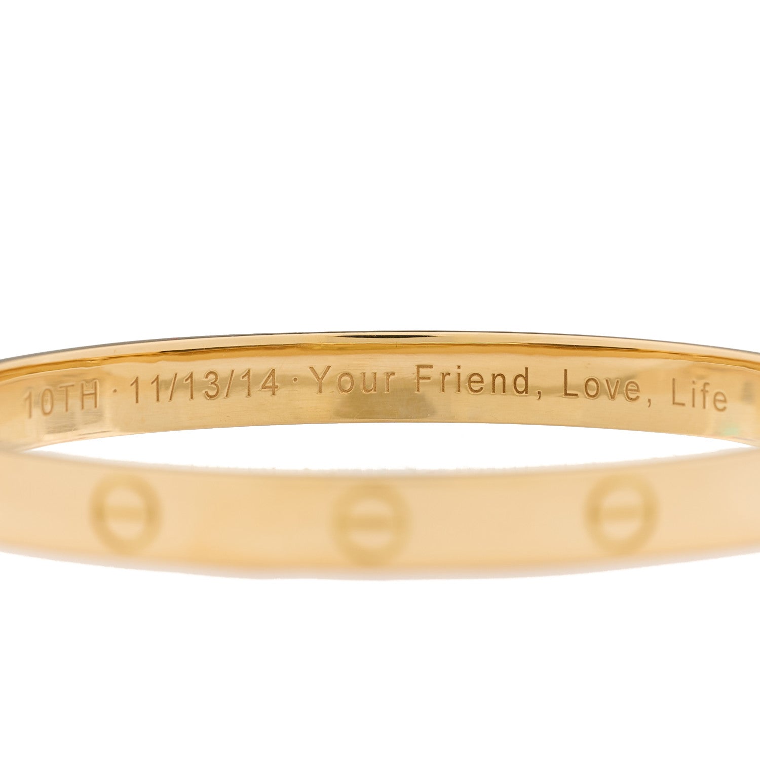 Cartier 18K Yellow Gold LOVE Bracelet 18 5 of 7