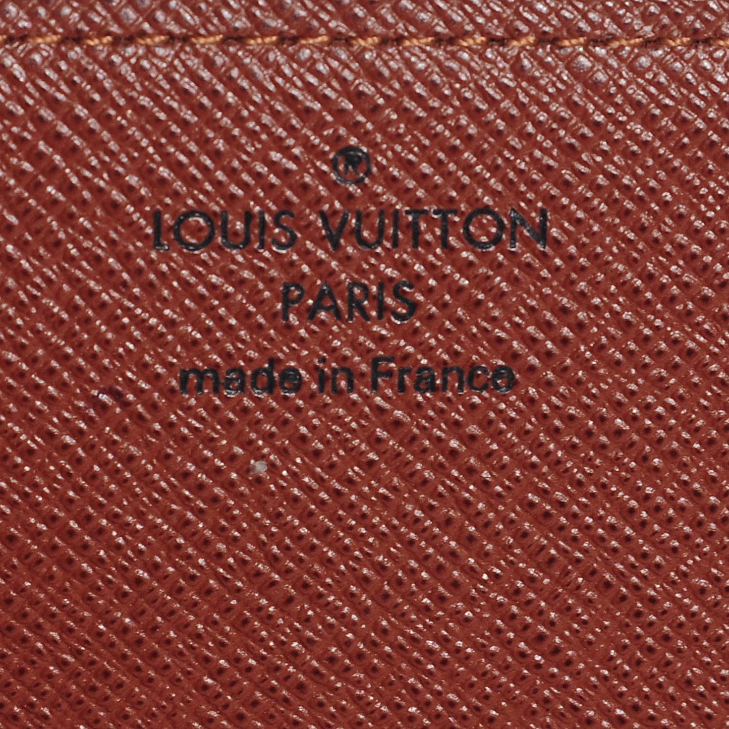 Monogram Simple Checkbook Holder Wallet