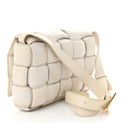 Bottega Veneta Nappa Maxi Intreccio Padded Cassette Crossbody Bag Chalk 3 of 16