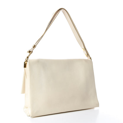 Celine Calfskin Blade Flap White 3 of 17