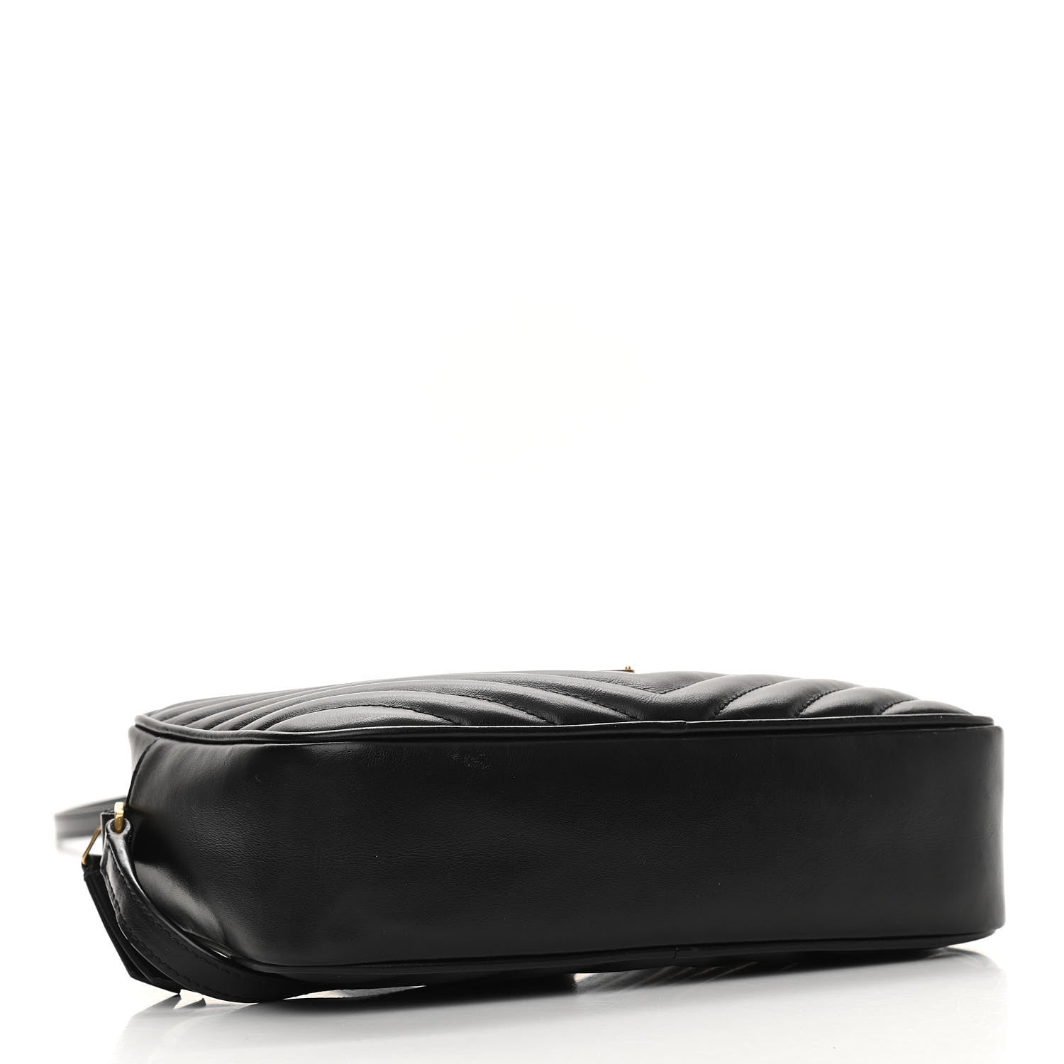 Saint Laurent Calfskin Matelasse Monogram Lou Camera Bag Black 4 of 10