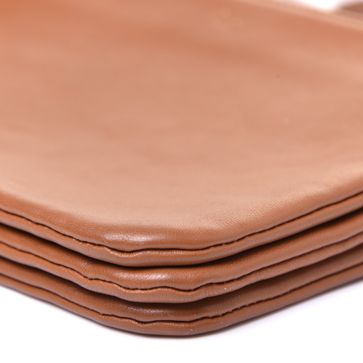 Celine Lambskin Small Trio Crossbody Bag Tan 7 of 15