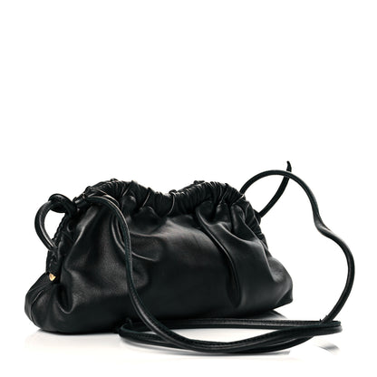 Mansur Gavriel Lambskin Mini Cloud Clutch Black Flamma 3 of 9
