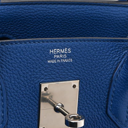 Hermes Togo Birkin 30 Bleu France 6 of 10