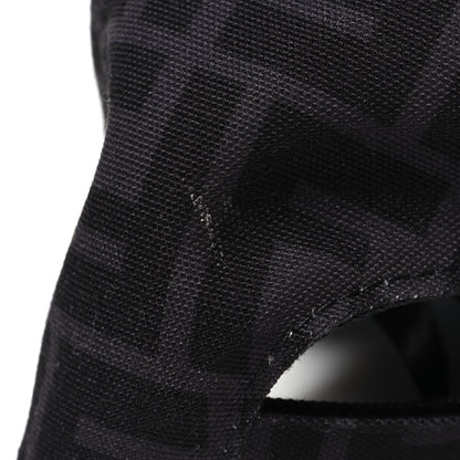 Fendi Canvas FF Reloaded Baseball Hat Black White 8 of 8