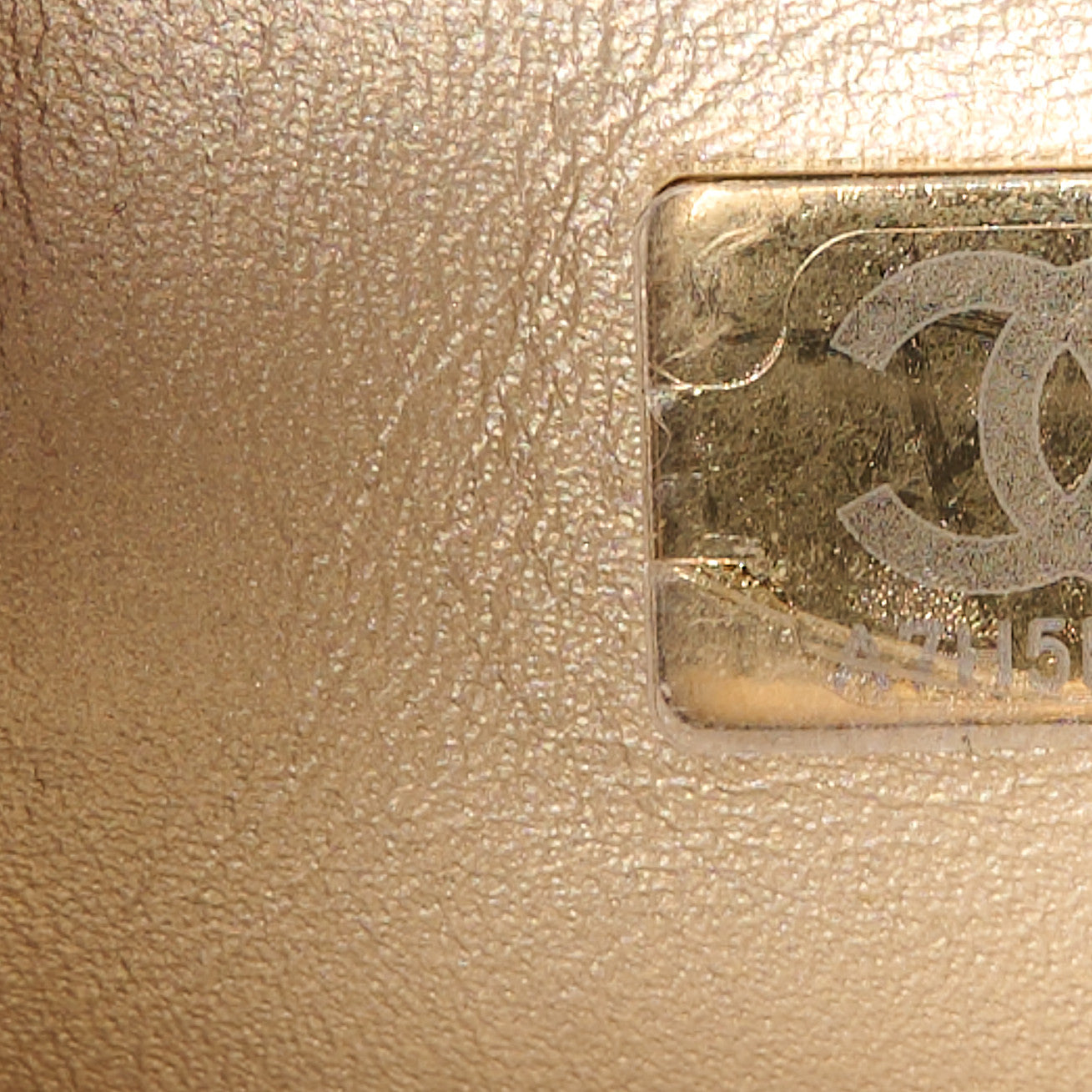 Chanel Lambskin Quilted Mini CC Crystal Logo Chain Flap Black 7 of 10
