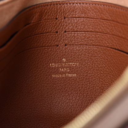 Louis Vuitton Soft Calfskin My Lockme Pochette Arizona Quartz Caramel 8 of 11