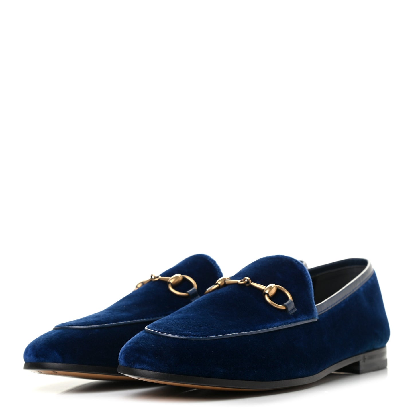 Velvet Horsebit Womens Jordaan Loafers 37 Blue Cobalt