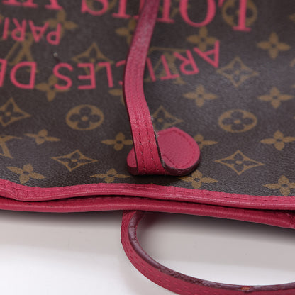 Louis Vuitton Monogram Articles de Voyage Ikat Neverfull GM Rose Indien 8 of 15