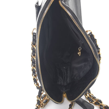 Chanel Caviar Flap Shoulder Bag Black 5 of 8