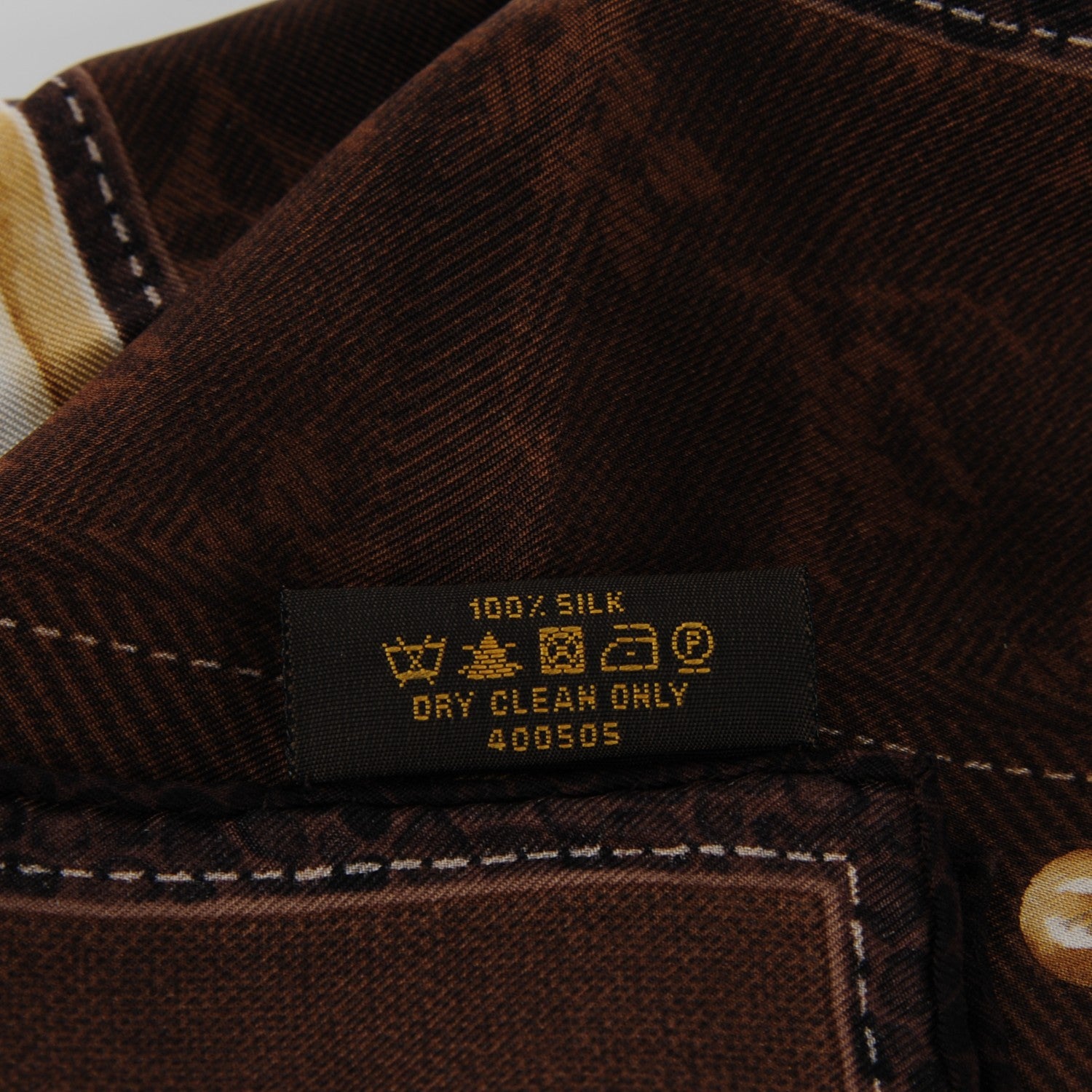 Louis Vuitton Silk Monogram New Denim Bandana Scarf Ebene 4 of 6