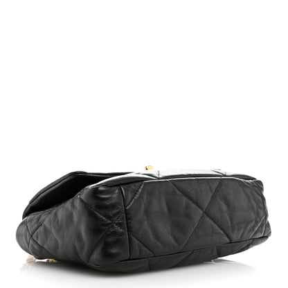 Chanel Lambskin Quilted Medium Chanel 19 Flap Black 4 of 11