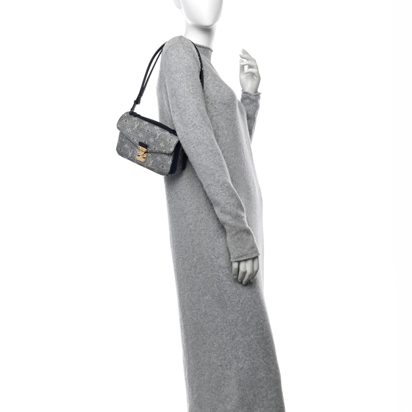 Monoglam Pochette Metis East West Blue