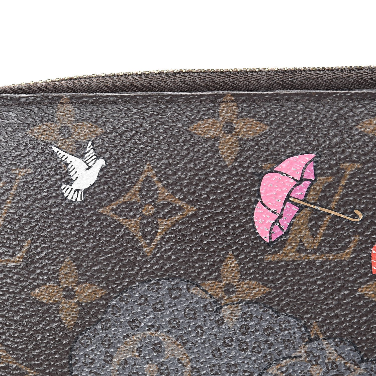 Louis Vuitton Monogram 2015 Christmas Animation Zippy Wallet Hibiscus 13 of 13