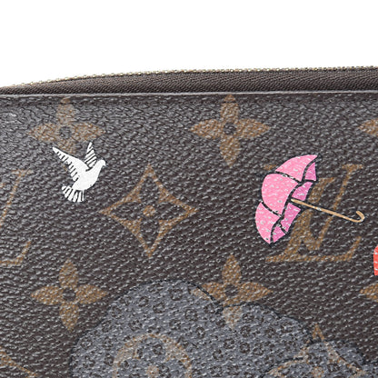 Louis Vuitton Monogram 2015 Christmas Animation Zippy Wallet Hibiscus 13 of 13