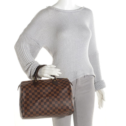 Louis Vuitton Damier Ebene Speedy 30 2 of 9