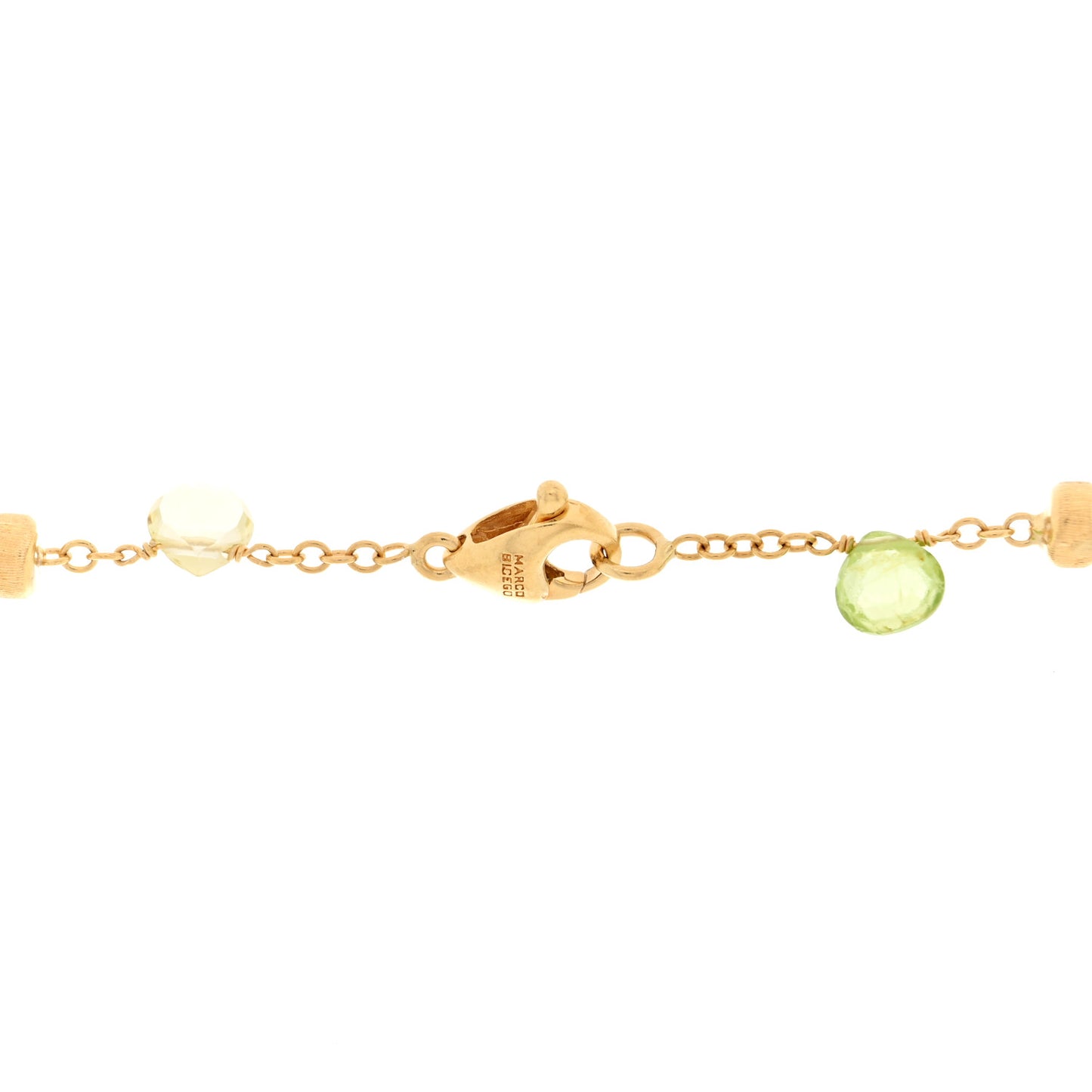 18K Yellow Gold Paradise Pearl Multi Gemstone Paradise Necklace
