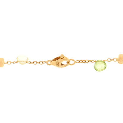 Marco Bicego 18K Yellow Gold Paradise Pearl Multi Gemstone Paradise Necklace 4 of 4