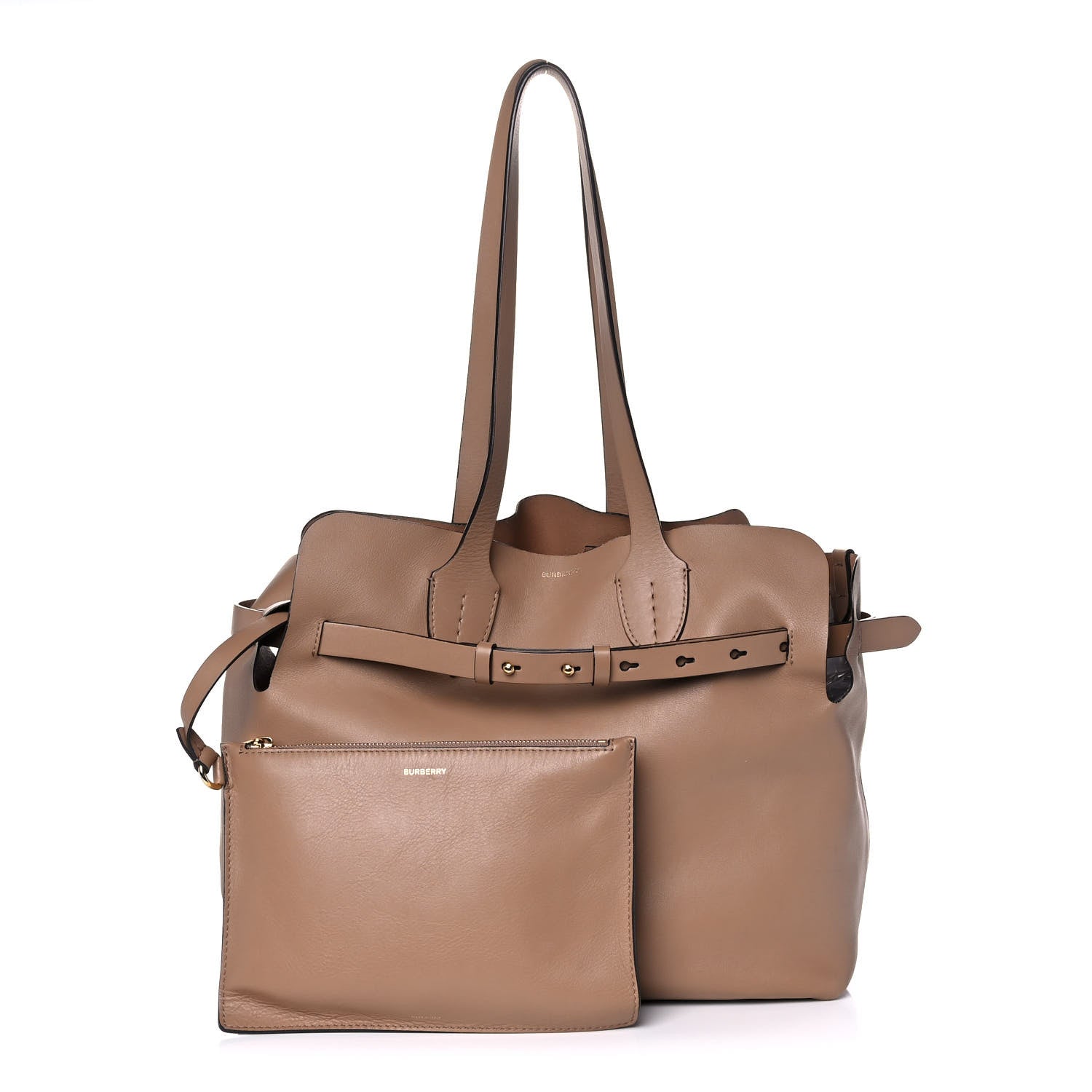 Burberry Soft Calfskin Medium Belt Bag Light Camel 1 of 12